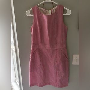 Pink Seersucker Dress